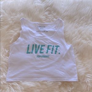 LIVE FIT Apparel Crop Tank